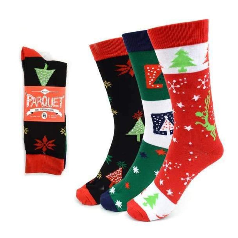 Christmas Crew Socks - 3 Pack